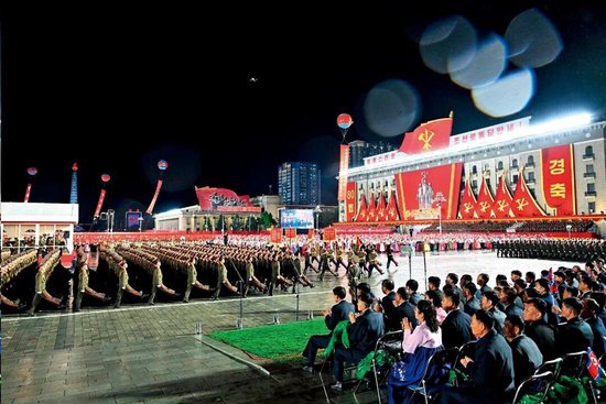  10月10日，慶祝北韓勞動黨成立80週年閱兵式在平壤舉行。圖/新華