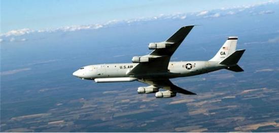 资料图：美国空军的E-8C“联合星”指挥机
