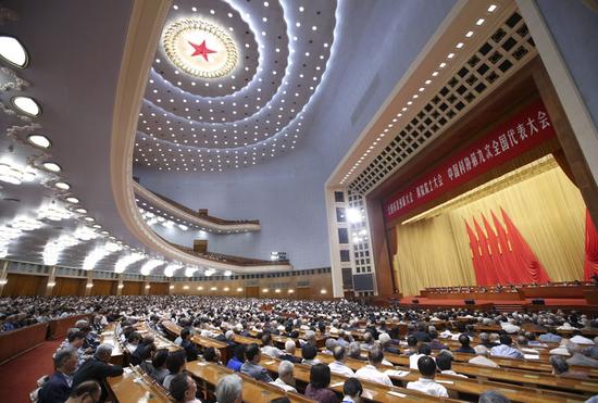 5月30日，全国科技创新大会、两院院士大会、中国科协九大第二次全体会议在北京举行。新华社记者 庞兴雷 摄