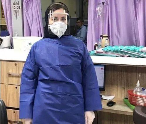 图为伊朗吉兰省25岁护士Narges Khanalizadeh,其同事称她于2月23日在医院发病,已经离世