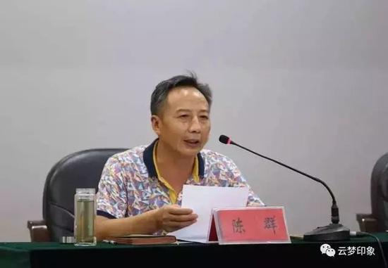 云梦县委外宣办主任陈群 图/“云梦印象”
