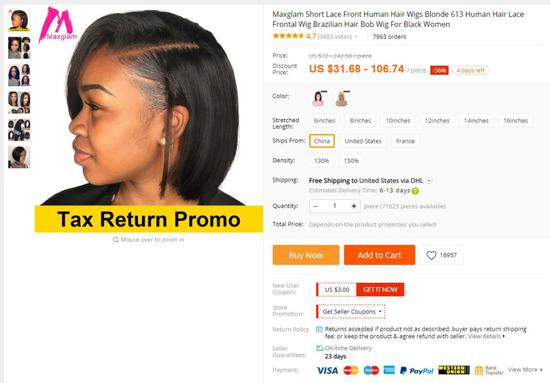 中国假发成老外刚需 网友:看到全球都秃我放心了