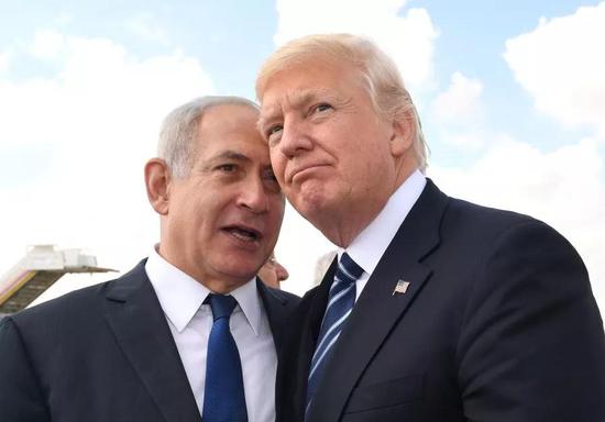 ▲资料图片：以色列总理内塔尼亚胡与特朗普