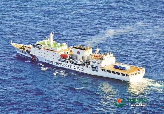 ▲资料图片：中国海警船（中国军网）