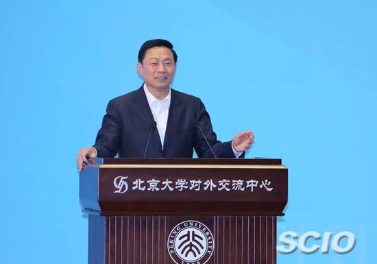△2018年11月25日,郭卫民在2018中国新闻发言人论坛闭幕式上讲话