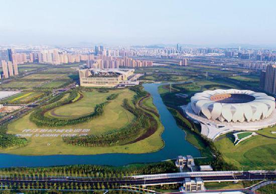 正在崛起的杭州城市新中心——钱江世纪城。图片来源:《眺望》