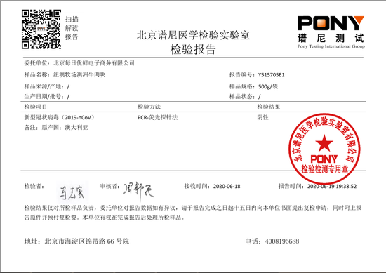 牛肉的核酸检测效果