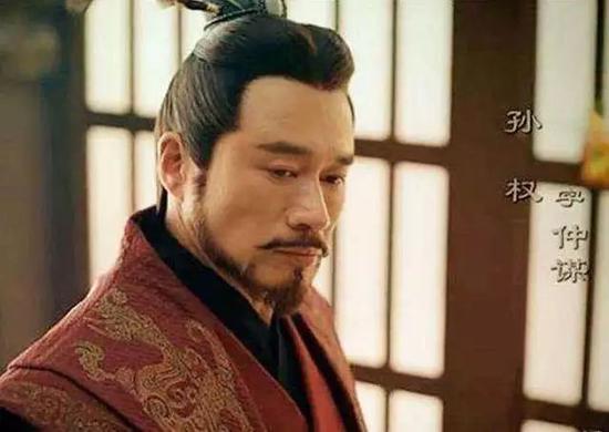 (图为影视剧中的孙权形象)