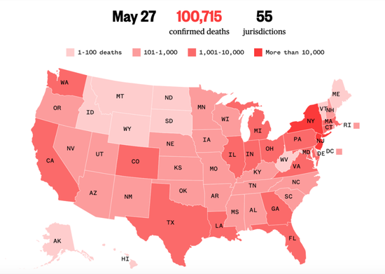 美国88天死亡数破10万，特朗普却还在纠结这三个问题