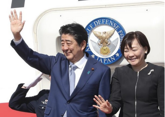 2018年10月25日,时任日本首相安倍晋三访华