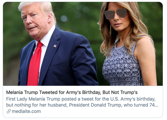 特朗普的74岁生日，网友祝奥巴马生日快乐