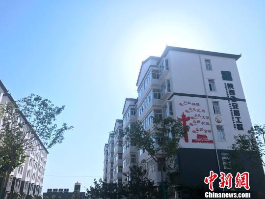 铜川市耀州区关庄镇关庄集中安置区。 张一辰 摄