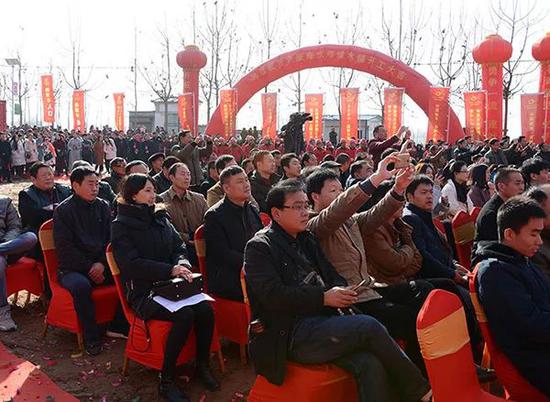 商水县邓城水镇启动仪式现场（资料图）