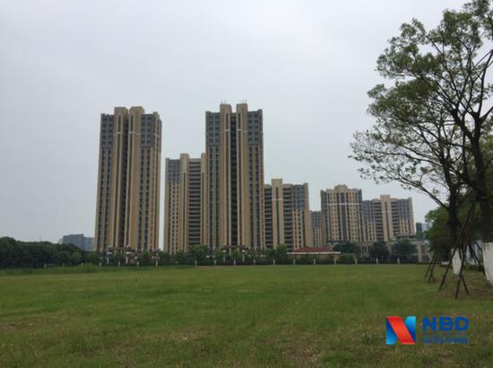 苏州工业园区某售罄的楼盘项目 图片来源:每经记者 包晶晶 摄