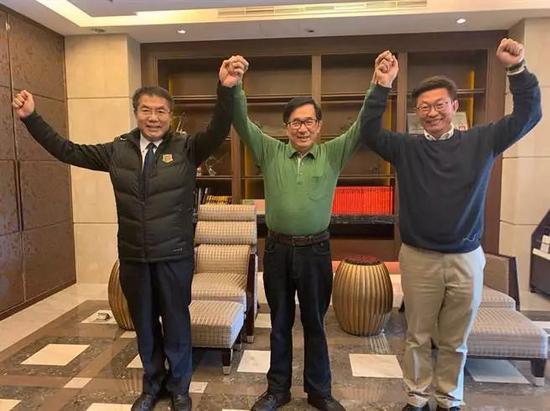 ▲ 台南“立委”补选,陈水扁表态支持民进党候选人郭国文。