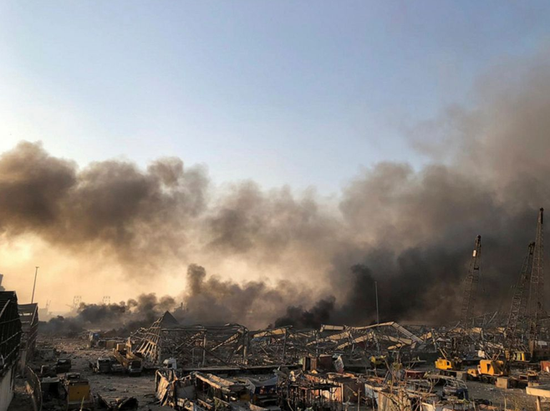 场面惊人！黎巴嫩贝鲁特港大爆炸前后对比