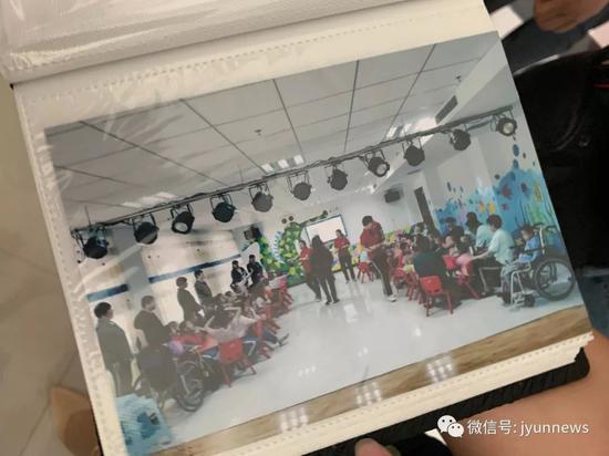 (生活在武安市社会福利院的原爱心村孩子们举办活动)