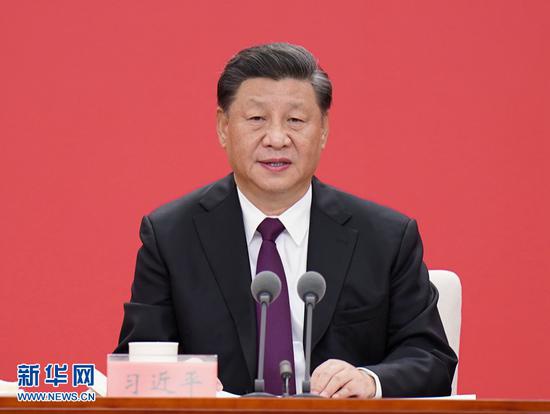 10月14日,深圳经济特区建立40周年庆祝大会在广东省深圳市隆重举行。中共中央总书记、国家主席、中央军委主席习近平在会上发表重要讲话。 新华社记者 张领 摄