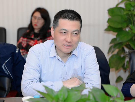 韩强在“金台沙龙”现场(海外网 谢明/摄)