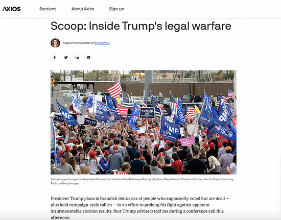 特朗普接下来拟聚焦“死人投票” 举行竞选式集会