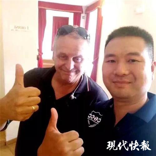 △ 刘成亮参加世界杯时的照片。