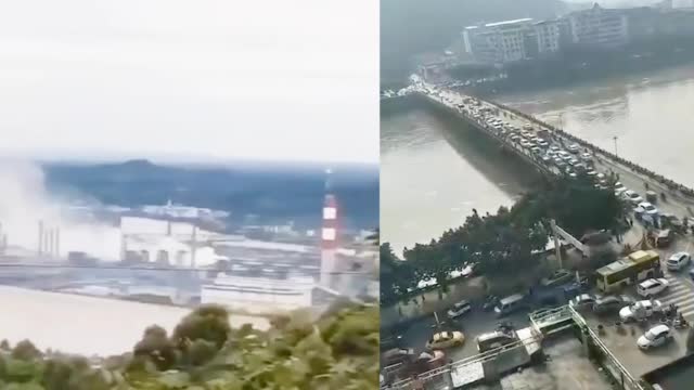 网传乐山化工厂发生氯气泄漏 大批居民慌忙驾车逃离 官方紧急回应