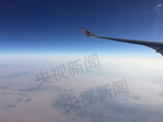 △沙特战机护送习近平专机离开沙特领空