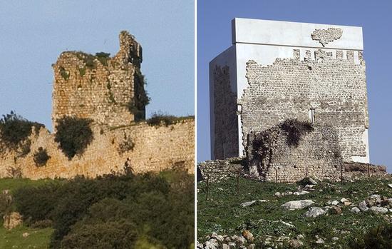 西班牙千年古堡修复后变水泥墩子(图)2