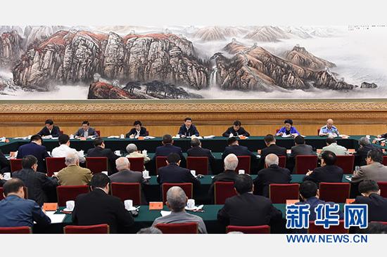 5月17日,中共中央总书记、国家主席、中央军委主席习近平在北京主持召开哲学社会科学工作座谈会并发表重要讲话。 新华社记者谢环驰摄