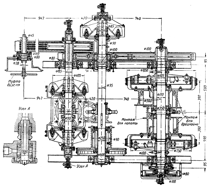 Э-505挖掘机图纸