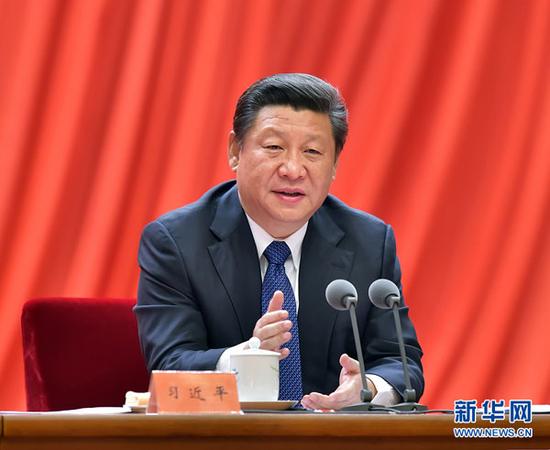 2016年7月1日，庆祝中国共产党成立95周年大会在北京人民大会堂隆重举行。中共中央总书记、国家主席、中央军委主席习近平在大会上发表重要讲话。新华社记者 刘卫兵 摄