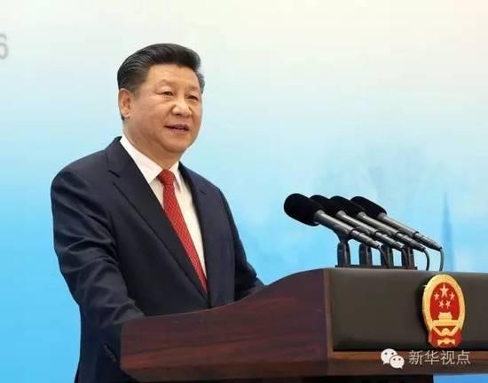 (9月3日，国家主席习近平在杭州出席2016年二十国集团工商峰会开幕式，并发表题为《中国发展新起点　全球增长新蓝图》的主旨演讲。  新华社记者马占成摄)