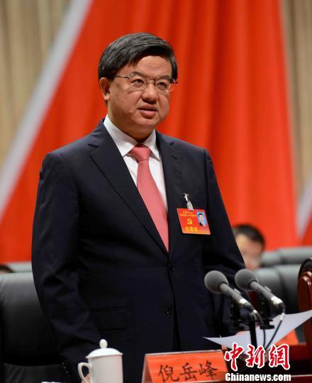 9月27日下午，中国共产党福州市第十一次代表大会在福州闭幕，中共福建省委常委、纪委书记、福州市委书记倪岳峰致闭幕词。 记者刘可耕 摄