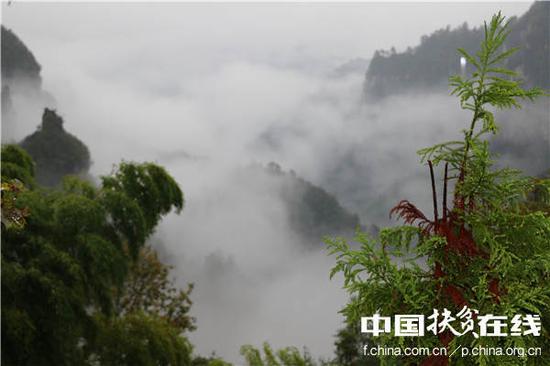 湖南省花垣县十八洞村风景秀丽。王振红摄