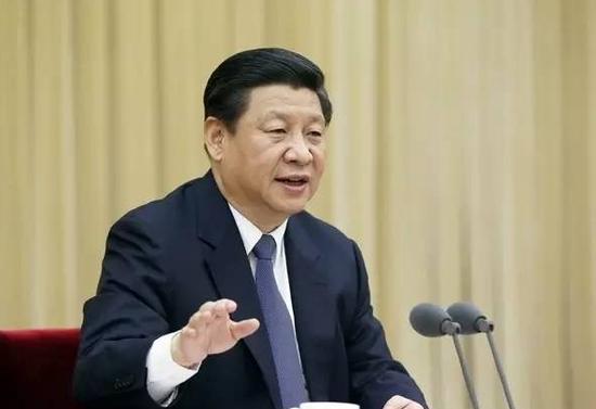 图:2014年1月7日,中共中央总书记、国家主席、中央军委主席习近平在中央政法工作会议上发表重要讲话。