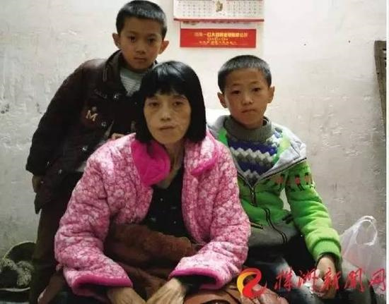 刘福兰和她的孩子