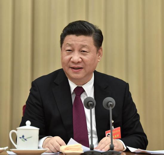 2016年12月14日至16日，中央经济工作会议在北京举行。中共中央总书记、国家主席、中央军委主席习近平发表重要讲话。新华社记者 李涛 摄