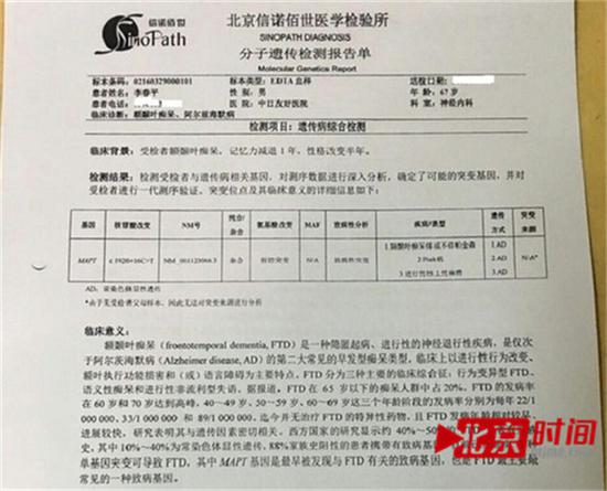 网传李春平的检查报告