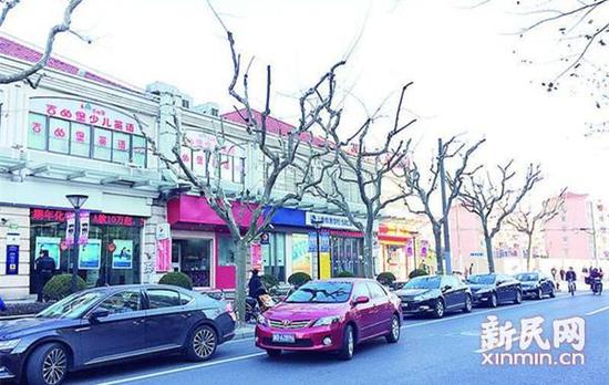 培训机构门前总是停满了等孩子下课的私家车。李铭坤 摄