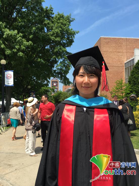刘美取得美国纽约市立大学皇后学院特殊教育硕士学位。本人供图