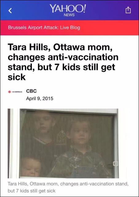 加拿大有个妈妈以前也一直热衷于反疫苗运动,但是她退出了反疫苗运动,原因是,她的7个孩子全部得了百日咳……