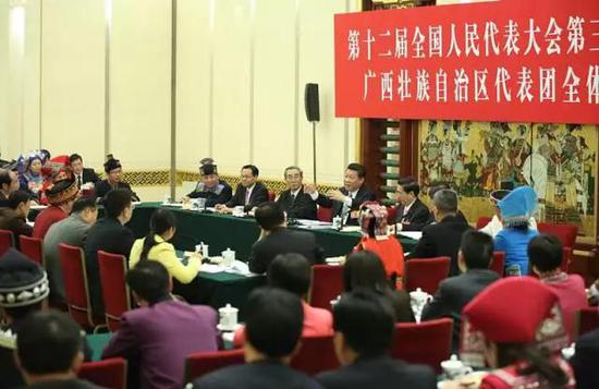 2015年3月，习近平总书记参加十二届全国人大三次会议广西代表团审议时，为广西发展指明了“三大定位”——