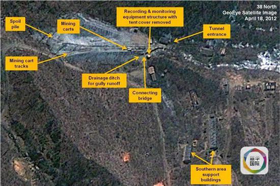 　　这是朝鲜咸镜北道丰溪里核试验场地区的卫星资料照片。（新华社发）