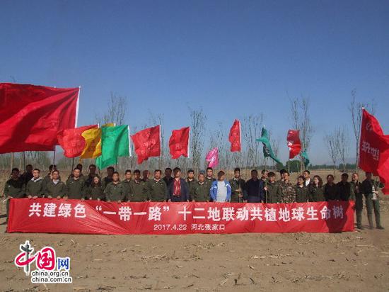 河北张家口植树现场