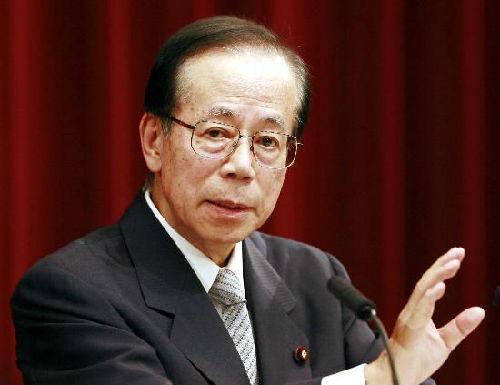 资料图:日本前首相福田康夫