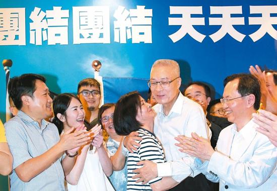 吴敦义胜选后提四大政策，布局2018剑指2020。（图片来源：台湾《联合报》） 