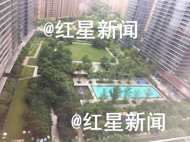 ▲火灾被烧毁楼层和事发小区内景 受访者供图