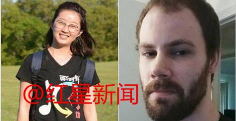 ▲嫌犯克里斯滕森（右）被捕，FBI认为章莹颖（左）已经遇害