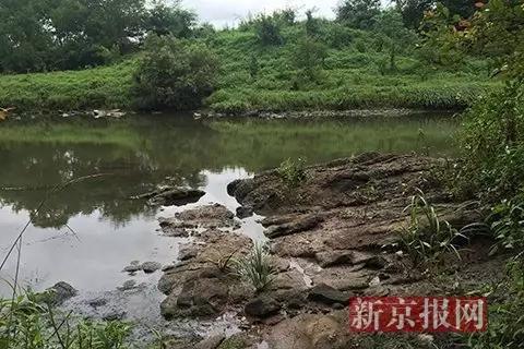 ▲嫌犯从此处跳河,企图逃窜。