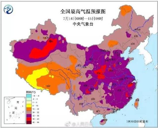 最强高温天气来袭 全国多地气温破极值